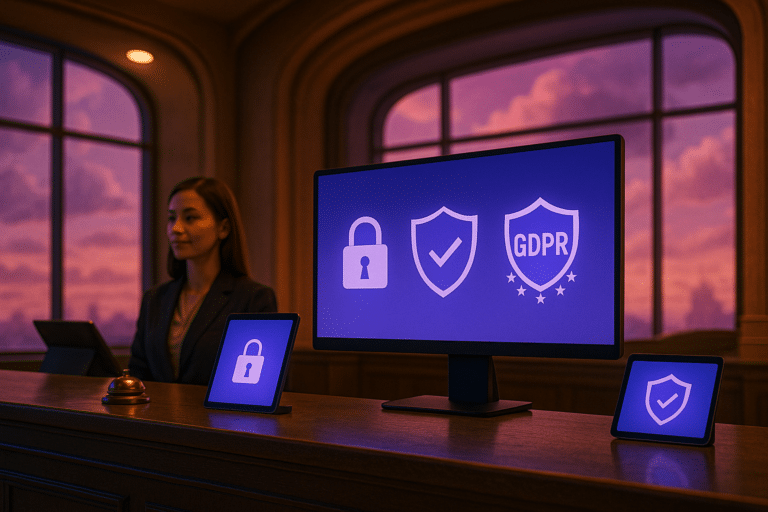 A hotel ensuring compliance and data privacy in their CXP solution.
